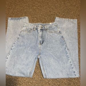 SHEIN Wide Leg Light Wash Jeans NEVER WORN